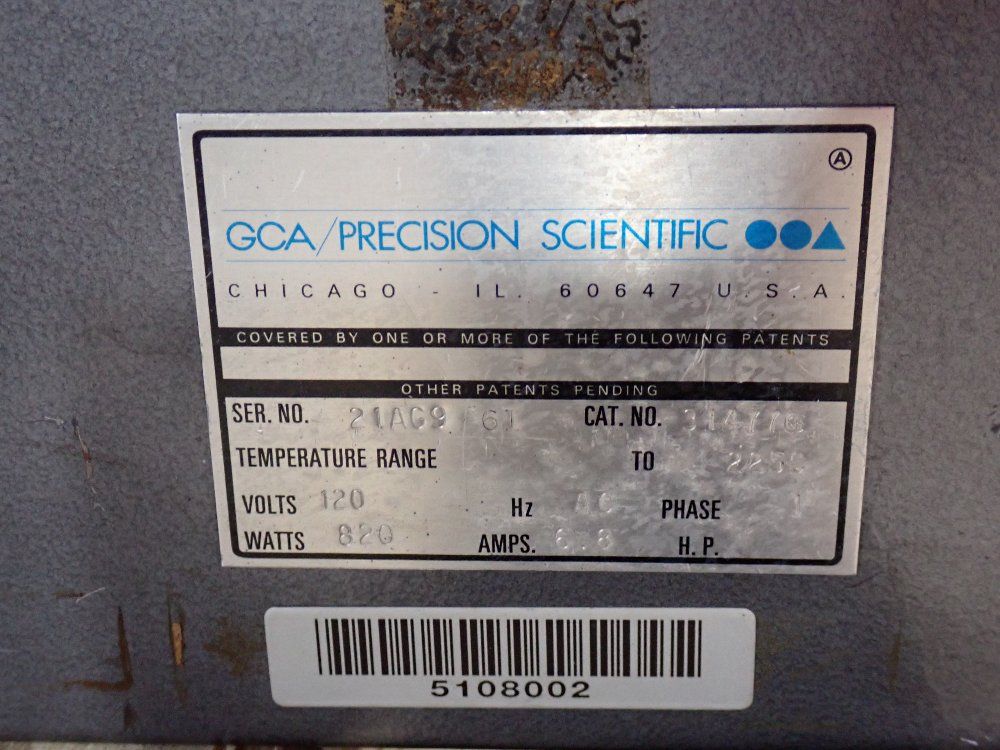 Thelco Laboratory Oven