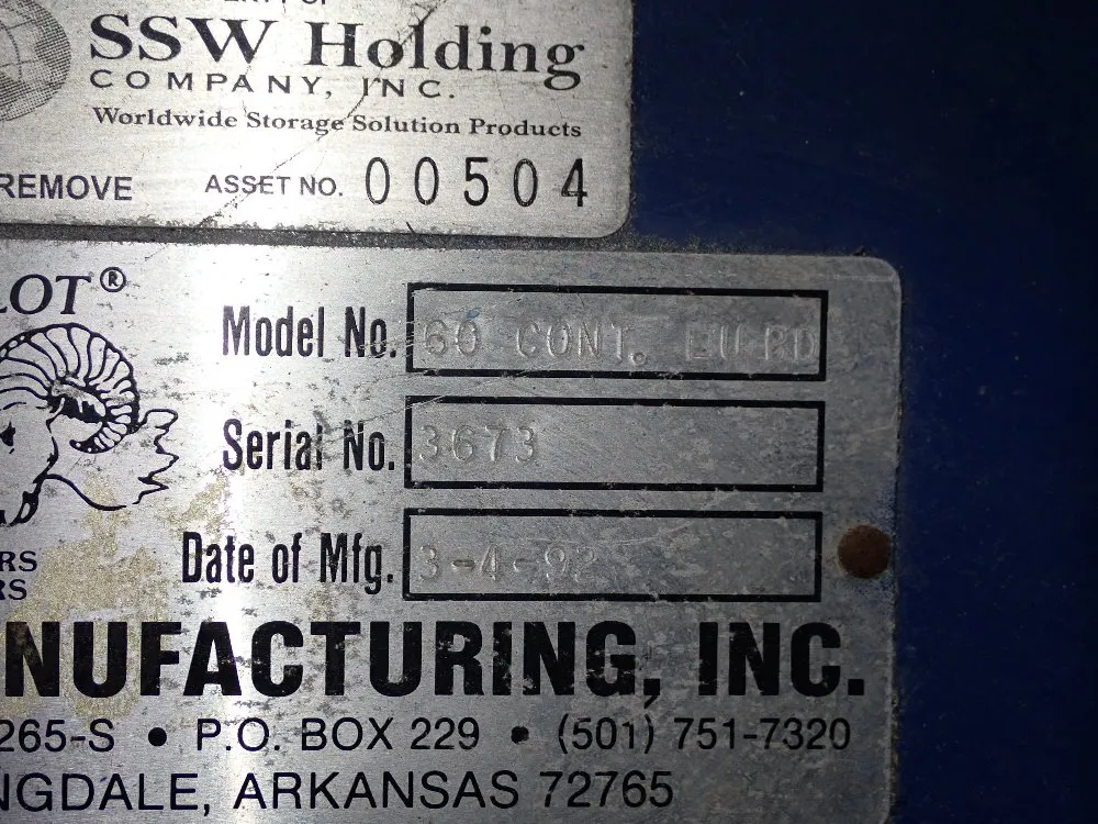 Cram-a-lot 30" X 60" Baler - Cont Lu Bd