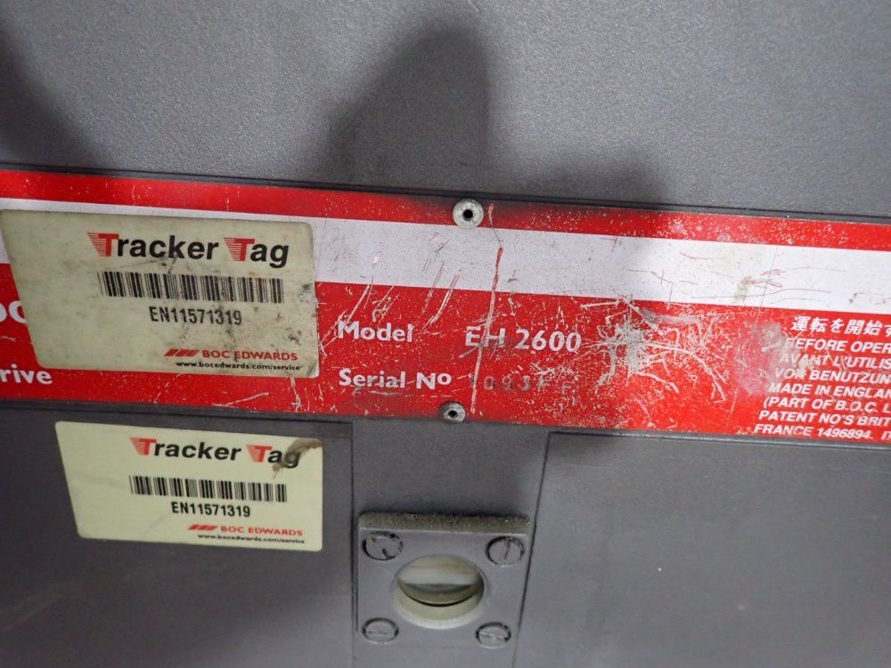 Edwards 10 Hp Mechanical Booster Pump - Rh2600