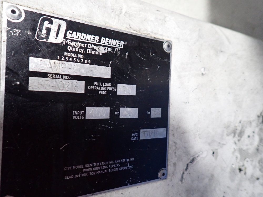 Gardner Denver 75 Hp Air Compressor - Eam99c
