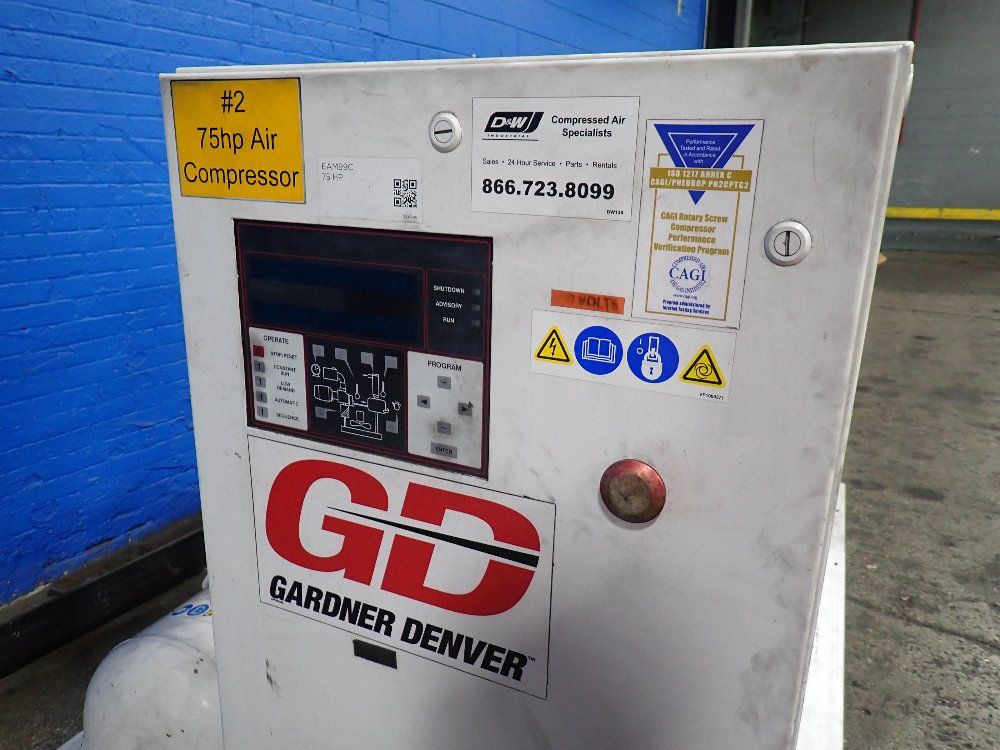 Gardner Denver 75 Hp Air Compressor - Eam99c