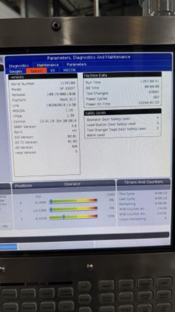 Haas 18" X 36" Cnc Vmc - Vf-2ssyt