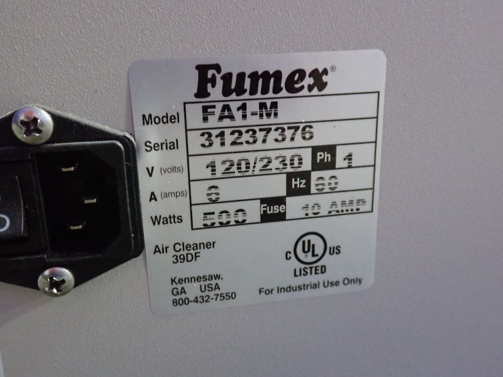 Fumex Air Filter - Fa1-m