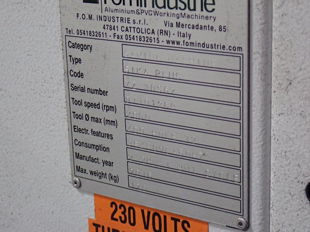 Fomindustrie 16" Cut Off Saw