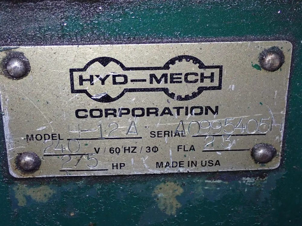 Hyd-mech 13 1/2" X 19" Horizontal Band Saw - H-12a