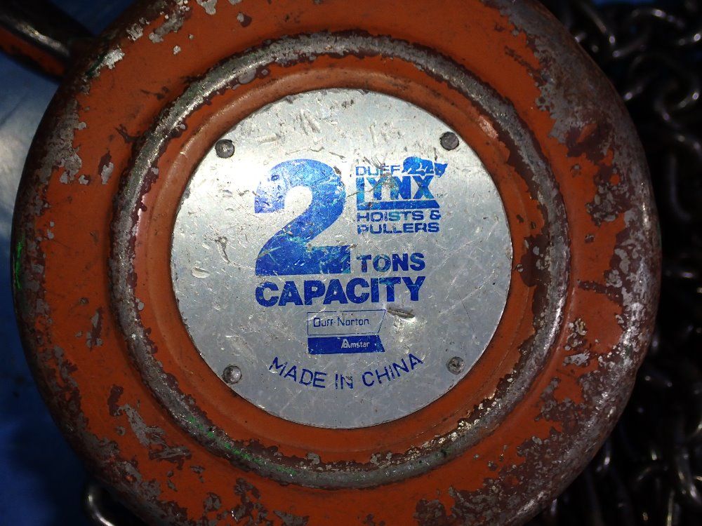 Duff Lynx 2 Ton Chain Hoist