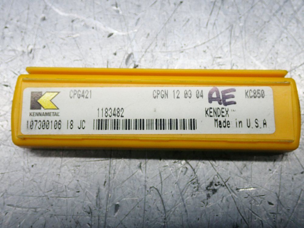 Kennametal Milling Inserts 5 Pkgs - Cpg421