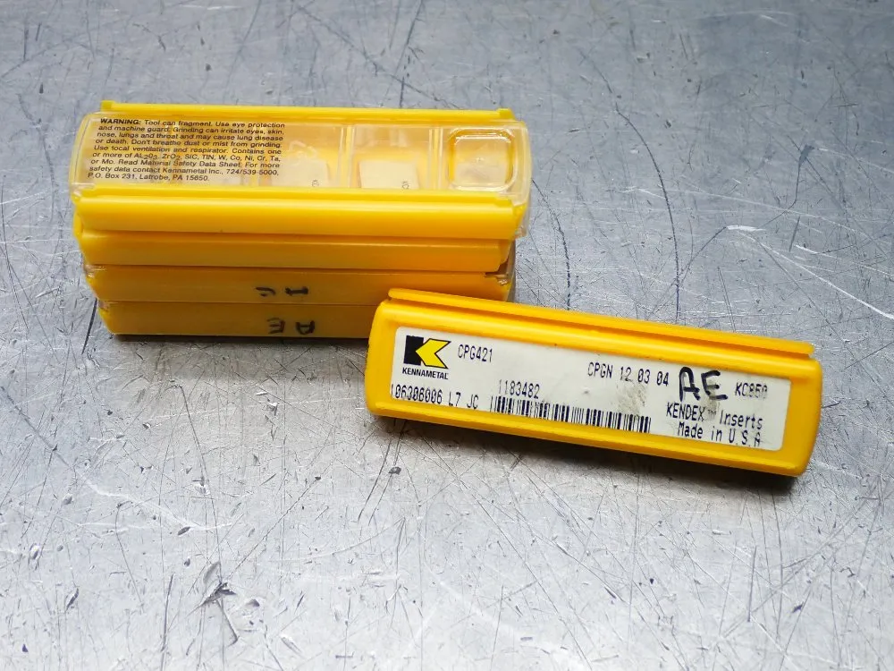 Kennametal Milling Inserts 5 Pkgs - Cpg421