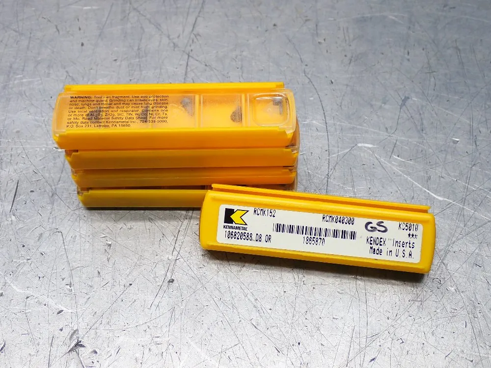 Kennametal Milling Inserts 5 Pkgs - Rcmk152