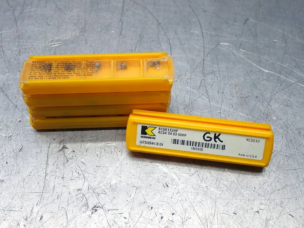 Kennametal Milling Inserts 5 Pkgs - Rcfk152hp