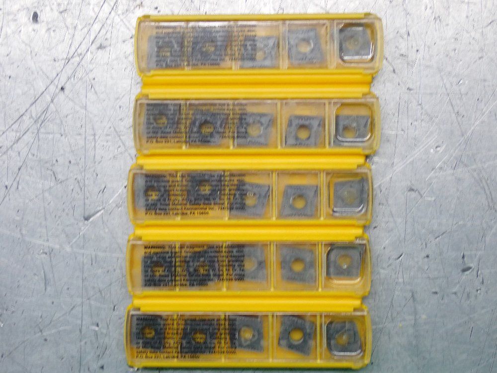 Kennametal Milling Inserts 5 Pkgs - Cngg120408fs