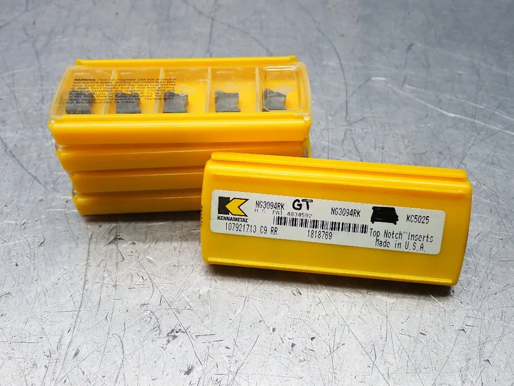 Kennametal Milling Inserts 5 Pkgs - Na3l12