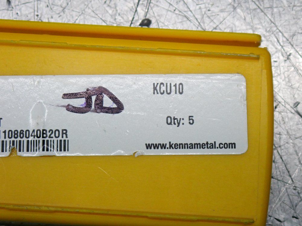Kennametal Milling Inserts 5 Pkgs - Vngg160412fs
