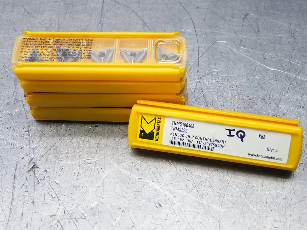 Kennametal Milling Inserts 5 Pkgs - Tnms160408