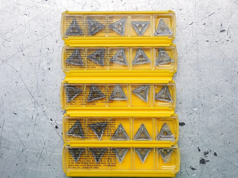 Kennametal Milling Inserts 5 Pkgs - Tnms160408
