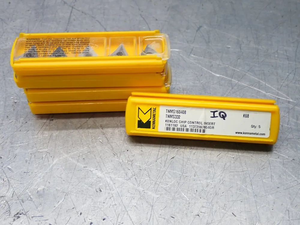 Kennametal Milling Inserts 5 Pkgs - Tnms160408