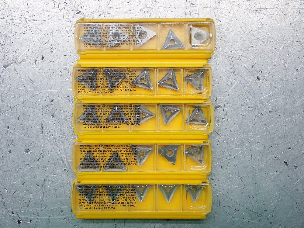 Kennametal Milling Inserts 5 Pkgs - Tnms160408