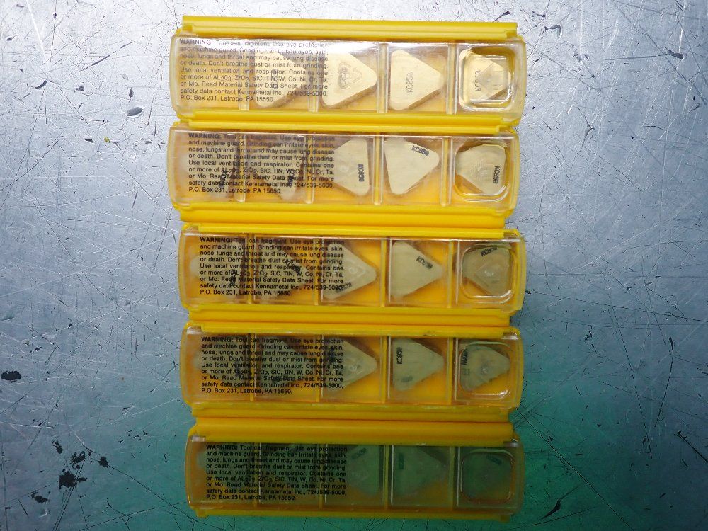 Kennametal Milling Inserts 5 Pkgs - Tpgn220432