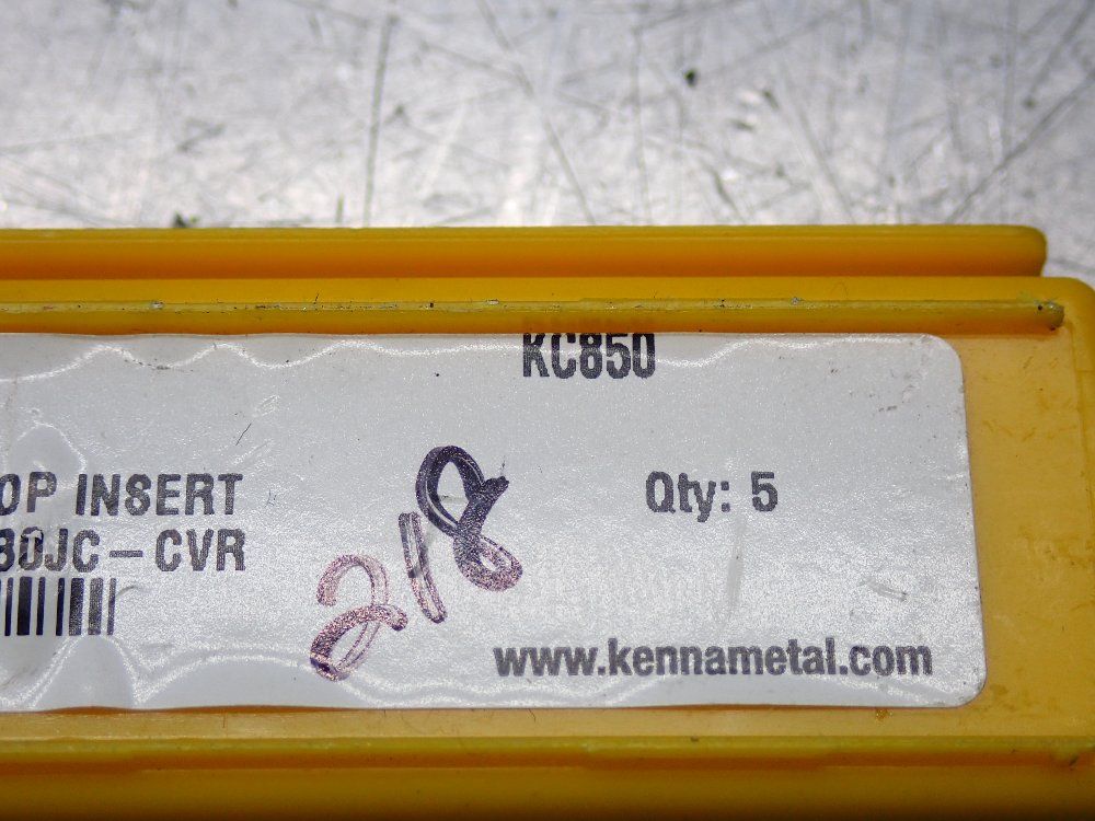 Kennametal Milling Inserts 5 Pkgs - Tpgn220432