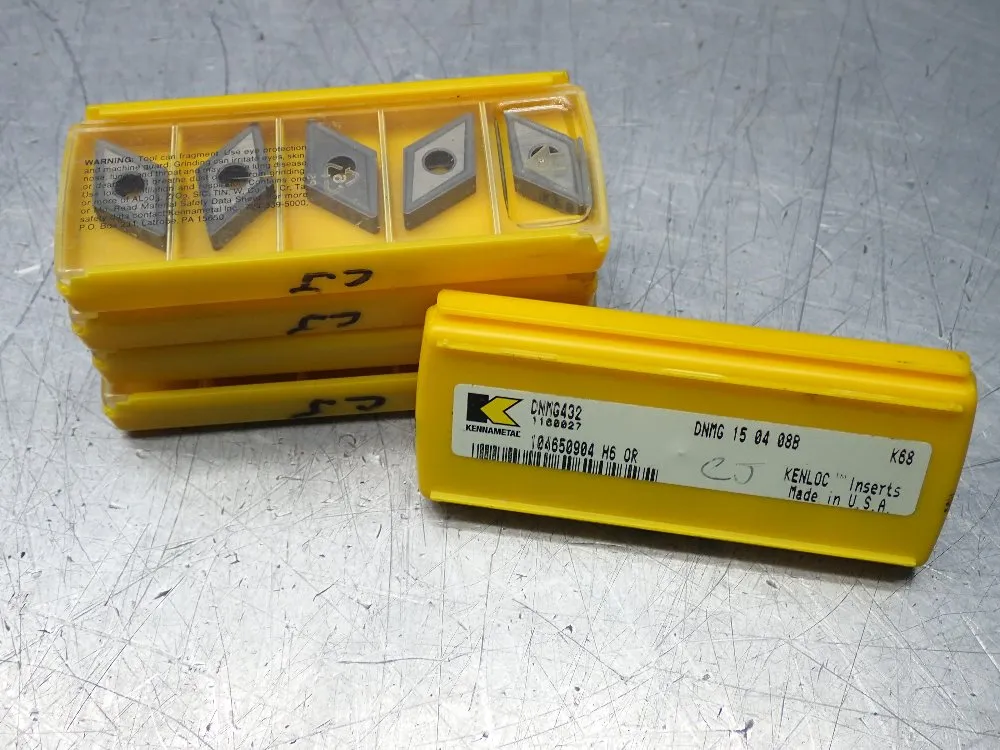 Kennametal Milling Inserts 5 Pkgs - Dnmg432