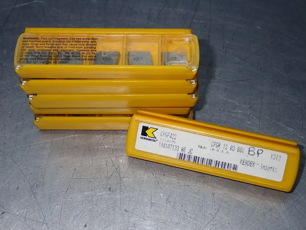 Kennametal Milling Inserts 6 Pkgs - Cpgf422