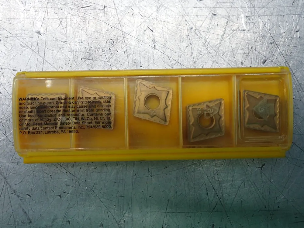 Kennametal Milling Inserts 5 Pkgs - Cnmg543mg
