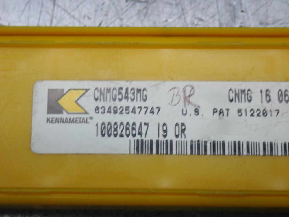 Kennametal Milling Inserts 5 Pkgs - Cnmg543mg