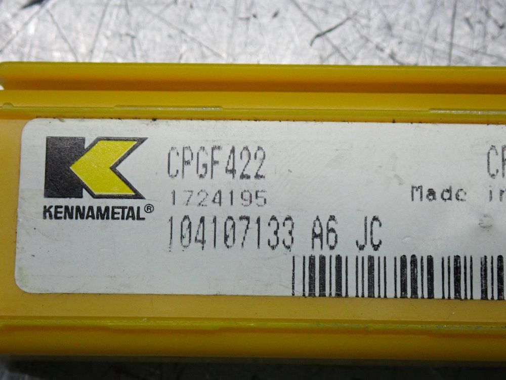 Kennametal Milling Inserts 5 Pkgs - Cpgf422