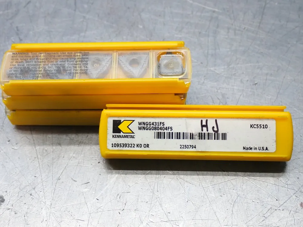 Kennametal Milling Inserts 4 Pkgs - Wngg431fs