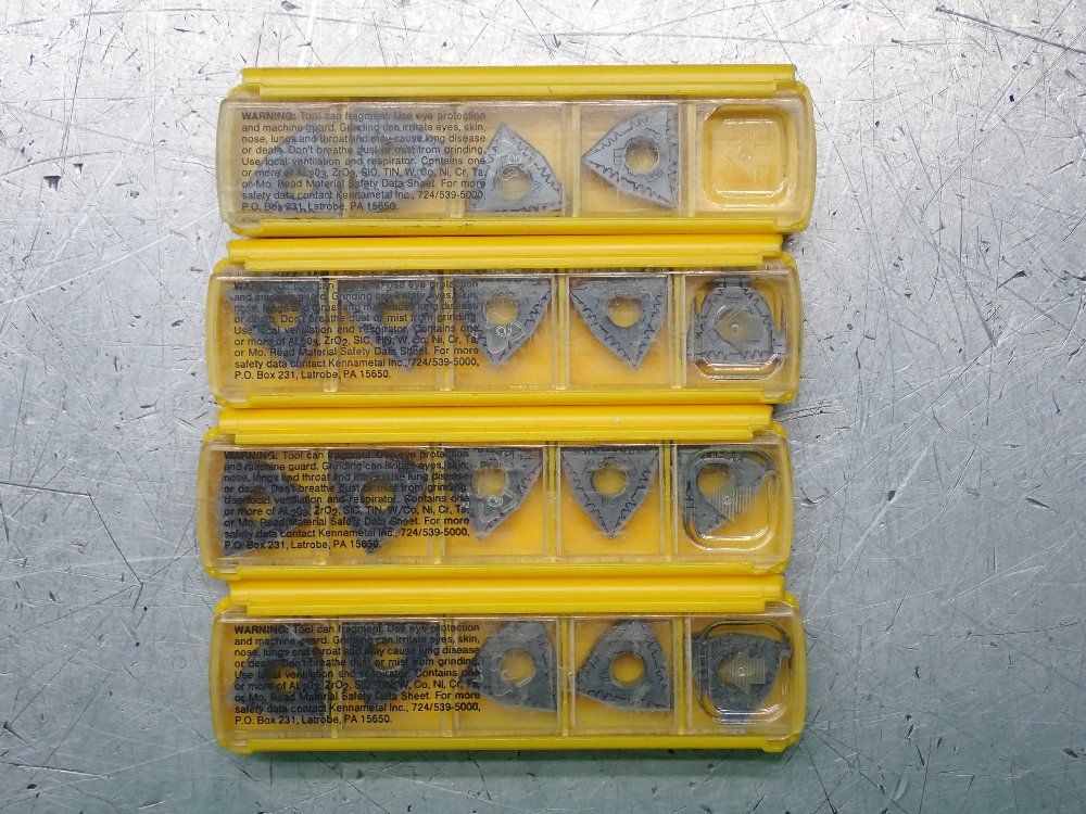 Kennametal Milling Inserts 4 Pkgs - Wngg431fs