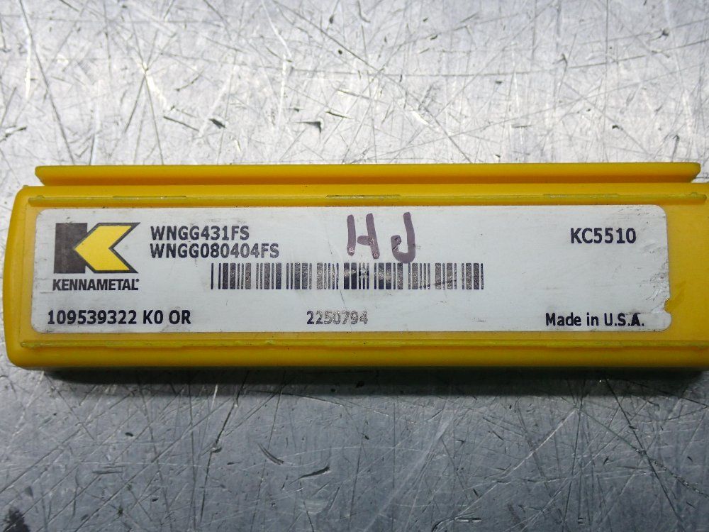 Kennametal Milling Inserts 4 Pkgs - Wngg431fs