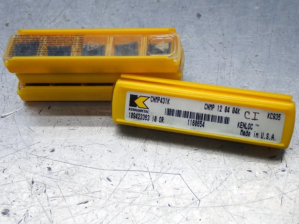 Kennametal Milling Inserts 4 Pkgs - Cnmp431k