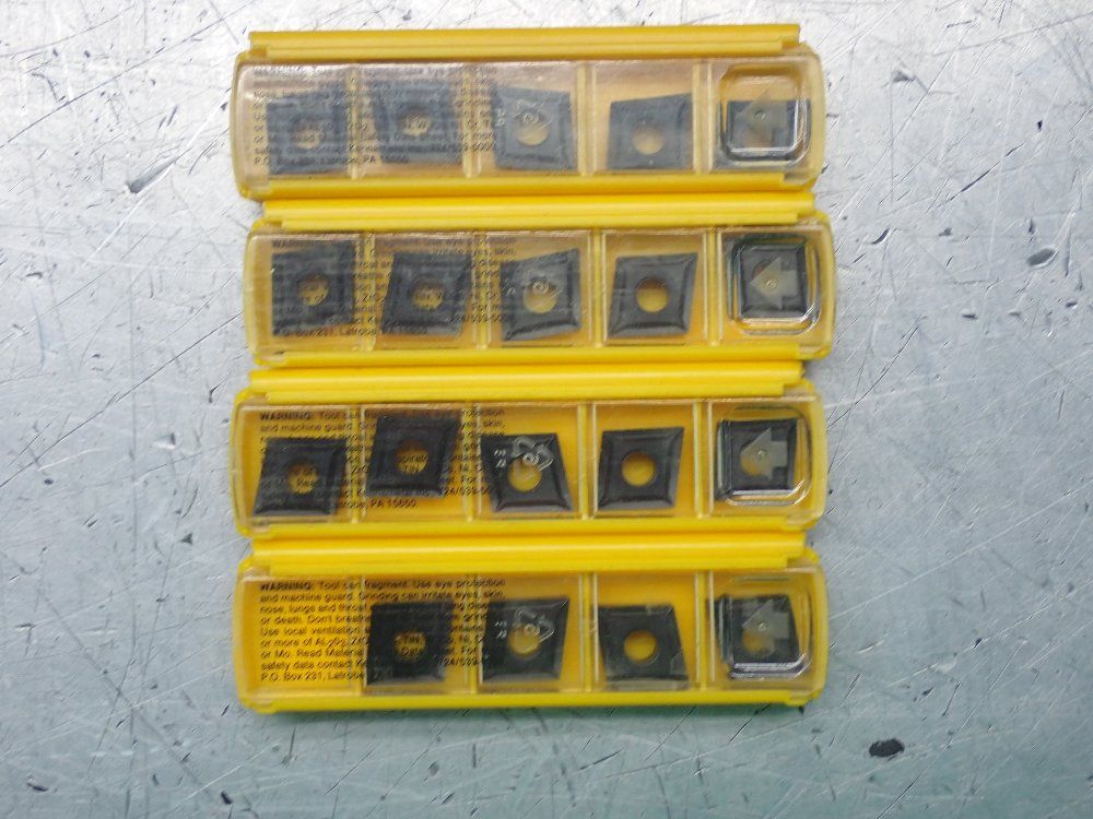 Kennametal Milling Inserts 4 Pkgs - Cnmp431k