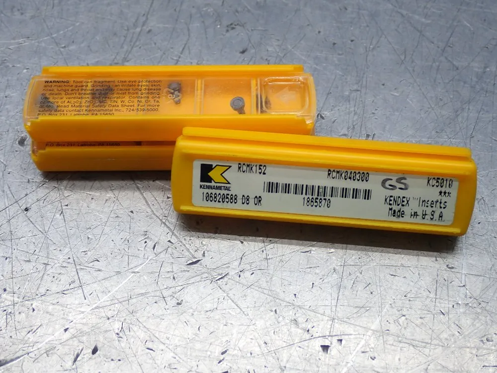 Kennametal Milling Inserts 3 Pkgs - Rcmk152