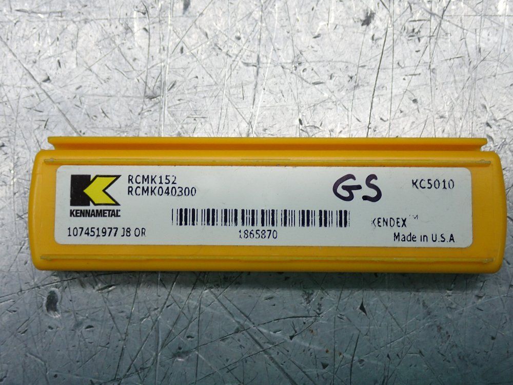 Kennametal Milling Inserts 3 Pkgs - Rcmk152