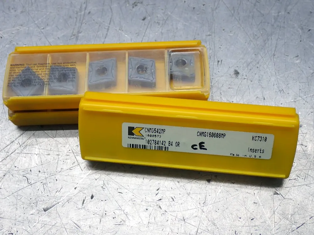 Kennametal Milling Inserts 3 Pkgs - Cnmg542mp