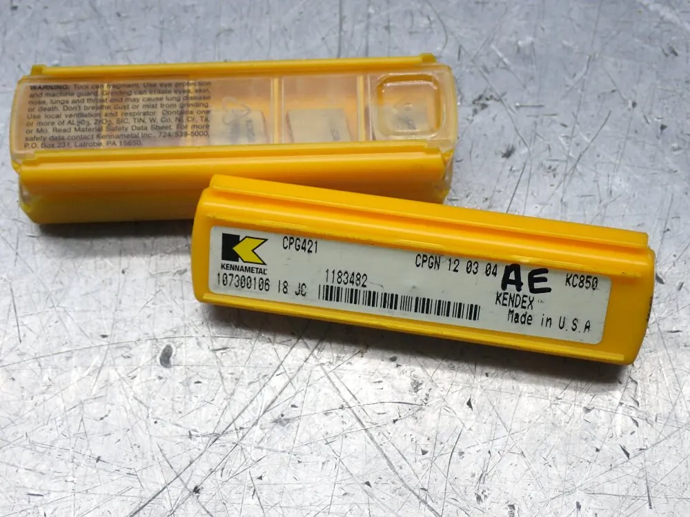 Kennametal Milling Inserts 3 Pkgs - Cpg421