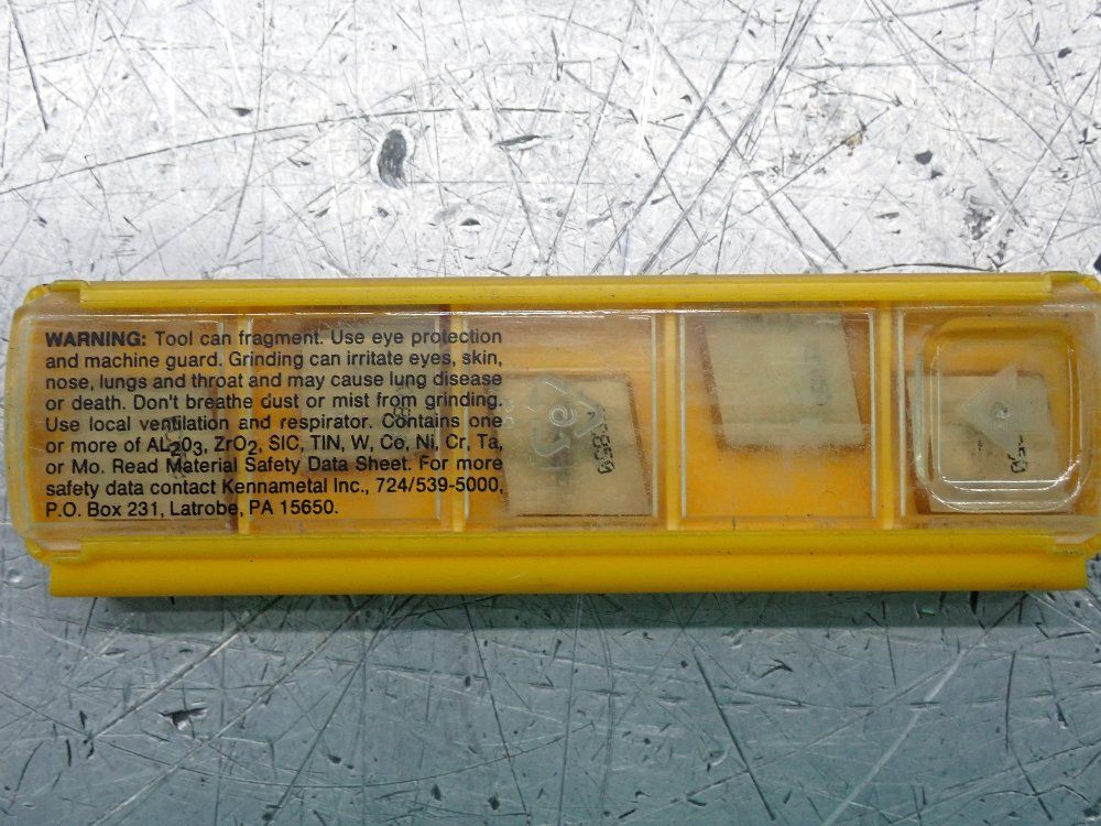 Kennametal Milling Inserts 3 Pkgs - Cpg421