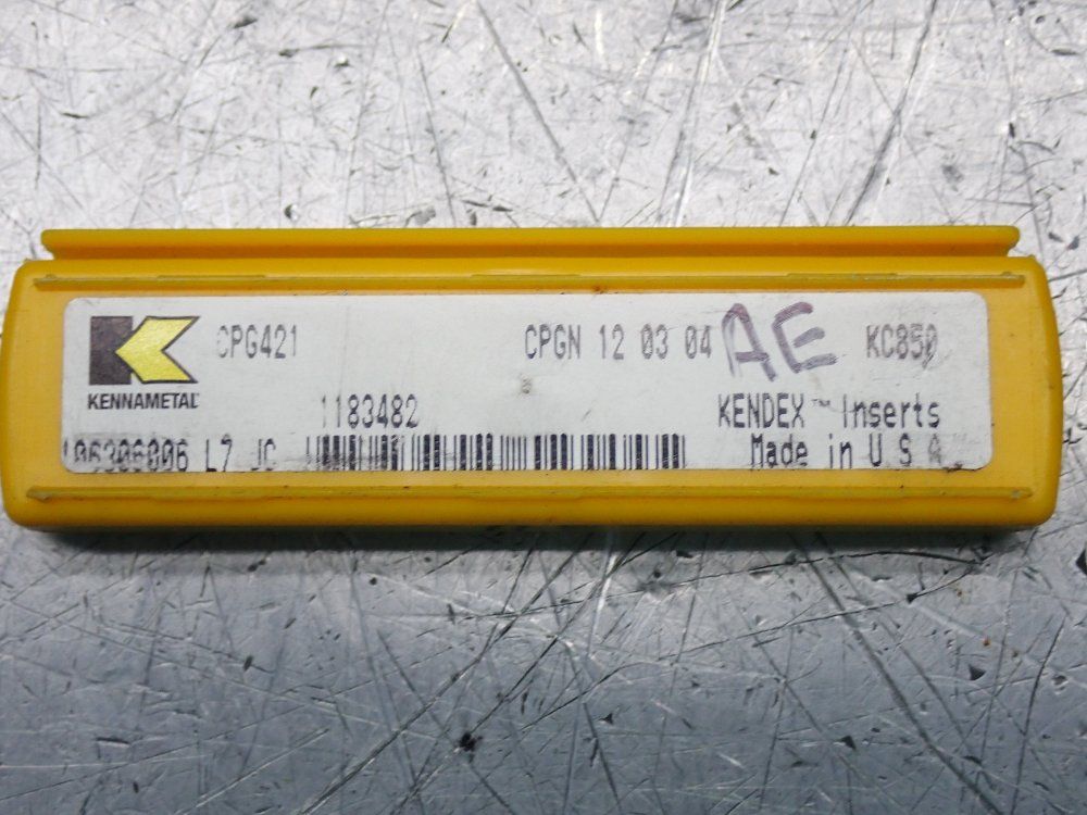 Kennametal Milling Inserts 3 Pkgs - Cpg421