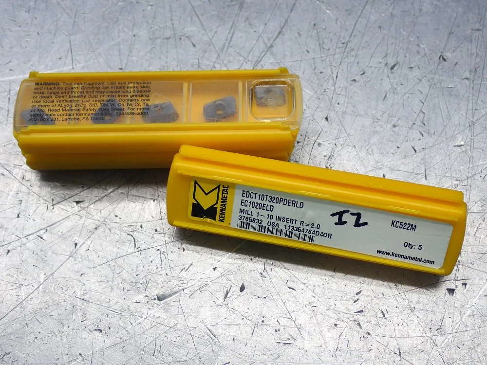 Kennametal Milling Inserts 3 Pkgs - Edct10t320pderld