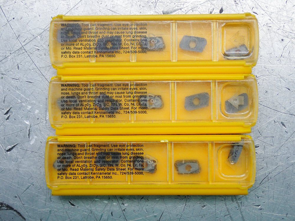 Kennametal Milling Inserts 3 Pkgs - Edct10t320pderld