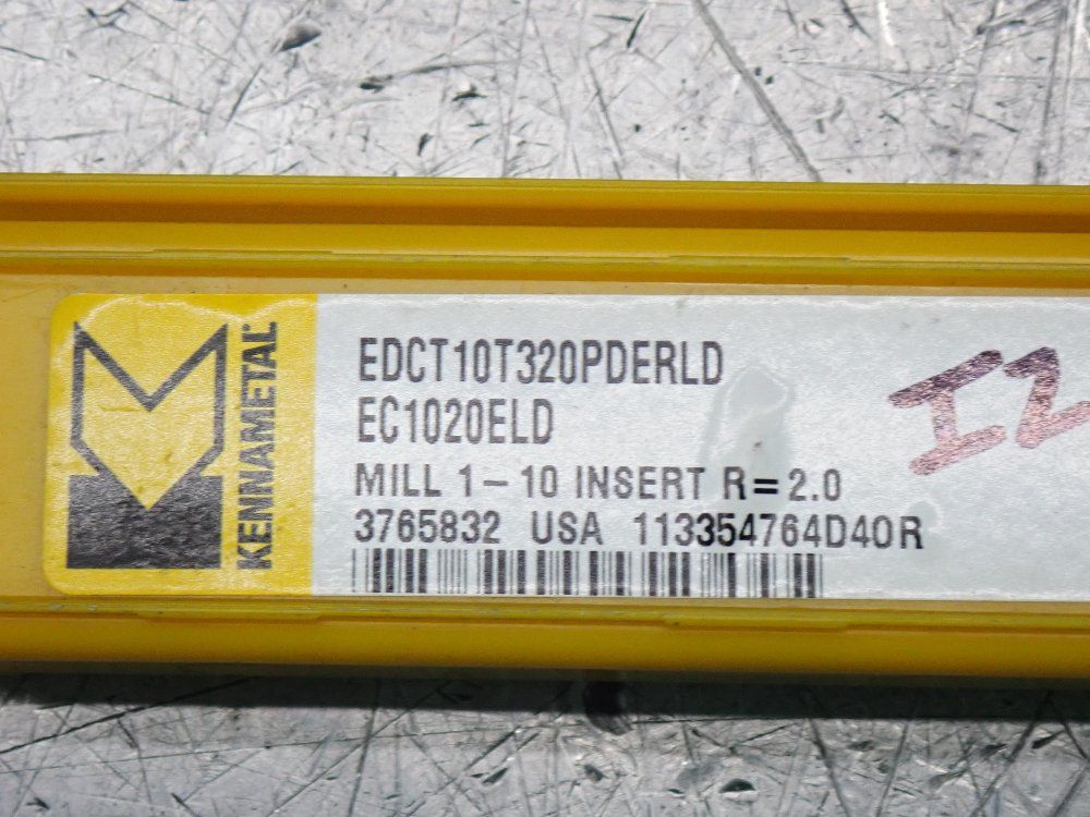 Kennametal Milling Inserts 3 Pkgs - Edct10t320pderld