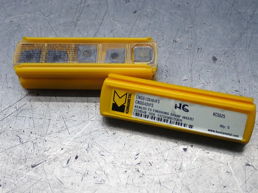 Kennametal Milling Inserts 3 Pkgs - Cngg120404fs