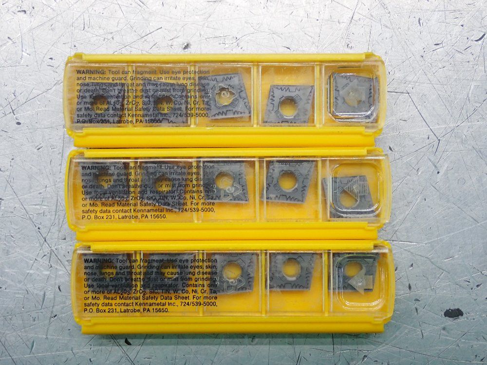 Kennametal Milling Inserts 3 Pkgs - Cngg120404fs