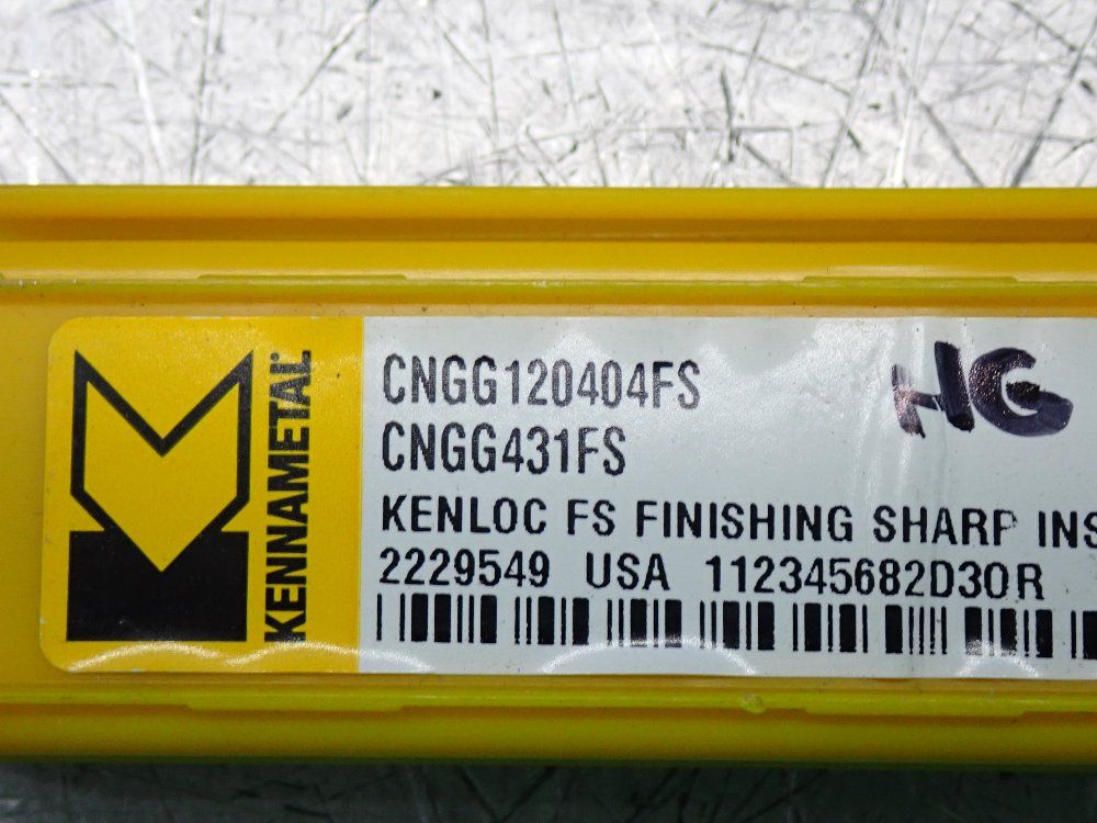 Kennametal Milling Inserts 3 Pkgs - Cngg120404fs