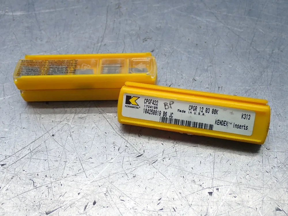 Kennametal Milling Inserts 3 Pkgs - Cpgf422