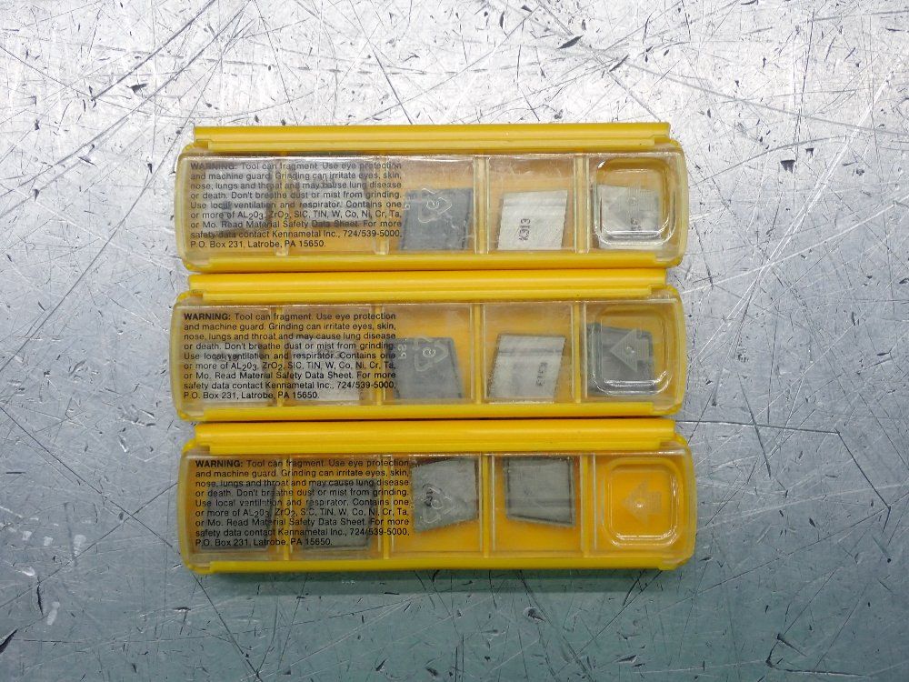 Kennametal Milling Inserts 3 Pkgs - Cpgf422