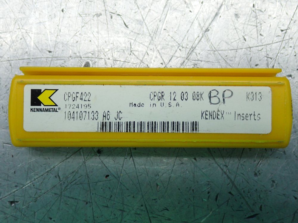 Kennametal Milling Inserts 3 Pkgs - Cpgf422