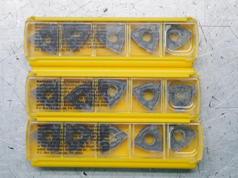 Kennametal Milling Inserts 3 Pkgs - Wngg430lf
