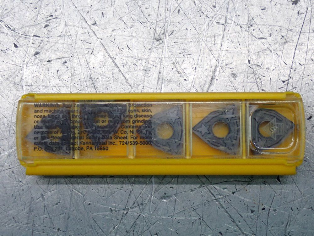Kennametal Milling Inserts 3 Pkgs - Wngg430lf